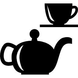 service à thé Icône