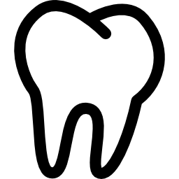 contorno del diente icono