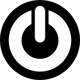 variante de signo de poder icono