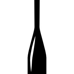 schwarze flasche icon