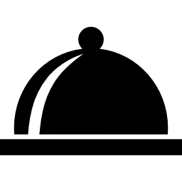 덮힌 음식 접시 icon