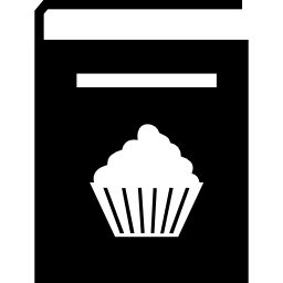 livre de recettes de desserts Icône