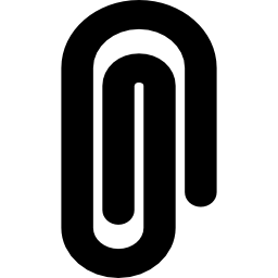 símbolo de interface de anexo Ícone