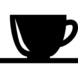 taza para té o café icono