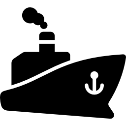 Ocean transportation icon