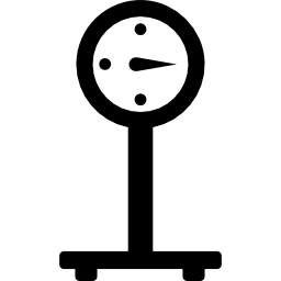 Logistics weight scale icon