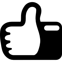 Good job thumb up symbol icon