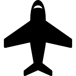 avion en position ascendante verticale Icône