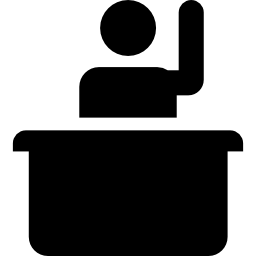 Student in class icon