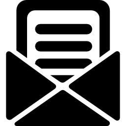 Envelope with a letter icon