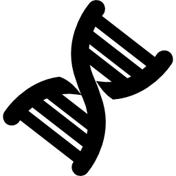 Medical chain symbol of dna icon