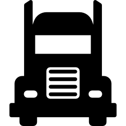 camión frontal icono