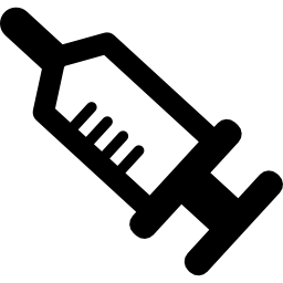 Syringe medicine tool administration icon