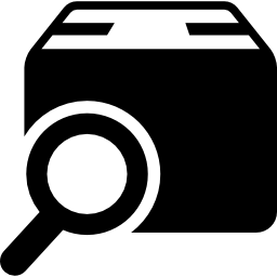 tool voor zoekbezorgservice icoon