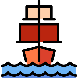 Sailing ship icon