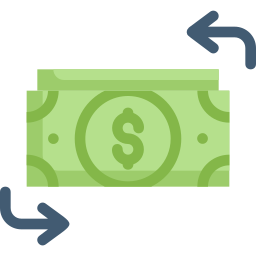 Money exchange icon