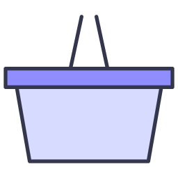 cesta de compras Ícone