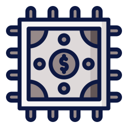 valuta digitale icona