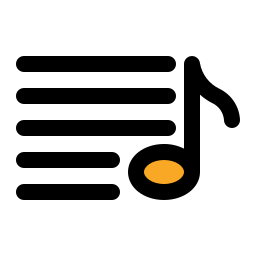 elenco di riproduzione icona