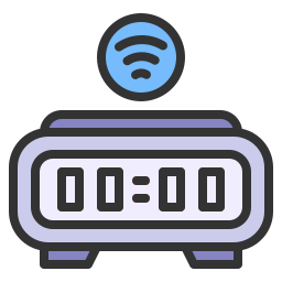 Digital clock icon