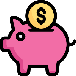 Piggy bank icon