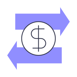 Money transfer icon