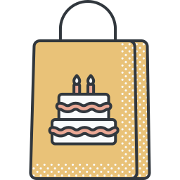 Gift bag icon