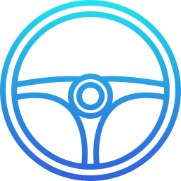 Steering wheel icon