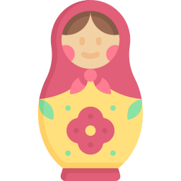 Matryoshka doll icon