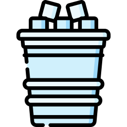 Ice bucket icon