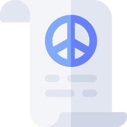 tratado de paz icono