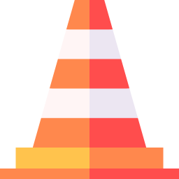 Traffic cone icon