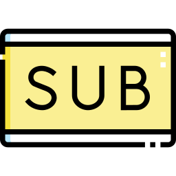 Subtitles icon