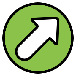 Up right arrow icon