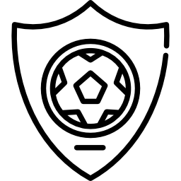 Football shield icon
