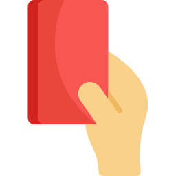 Red card icon