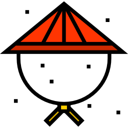 chinesischer hut icon