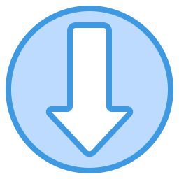 Down arrow icon