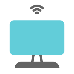 monitor televisivo icona