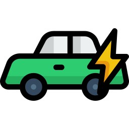 Electric car icon