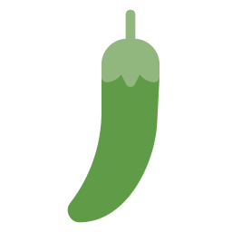 groene spaanse peper icoon