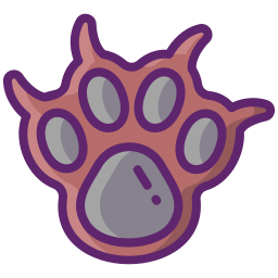 Bear paw icon