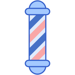 poste de barbería icono
