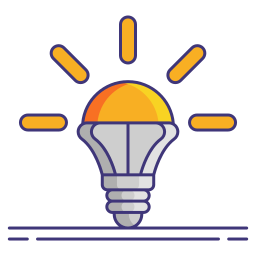 Светодиодная лампа иконка