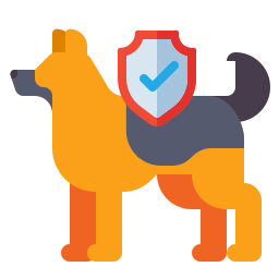 Guard dog icon