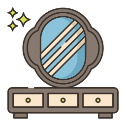 Vanity mirror icon