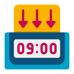 Clock in icon