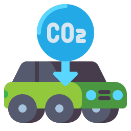 Low emission icon