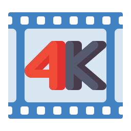 4k film icon