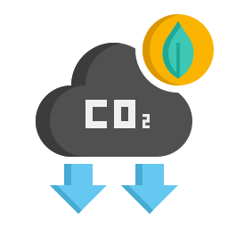 Low emission icon